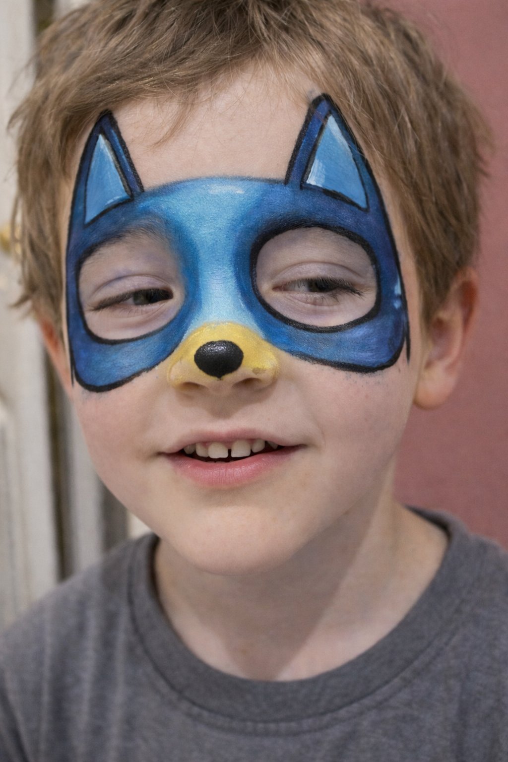 Cat mask face paint design